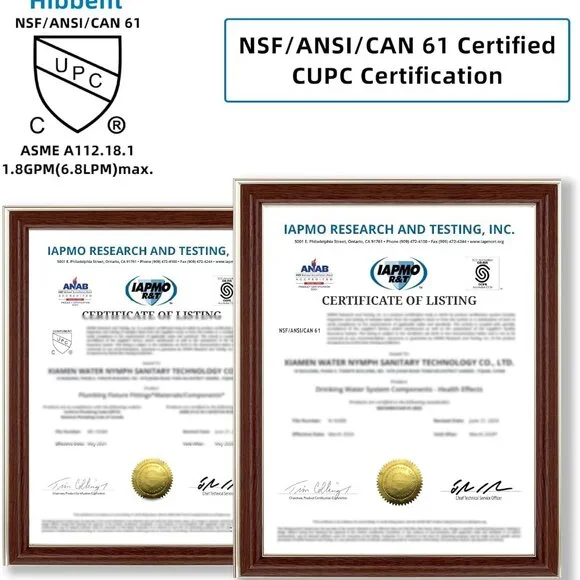 NSF/ANSI/CAN 61 Certified Faucet Aerator, CUPC Certification 360° Twist Kitchen - Picture 4 of 8